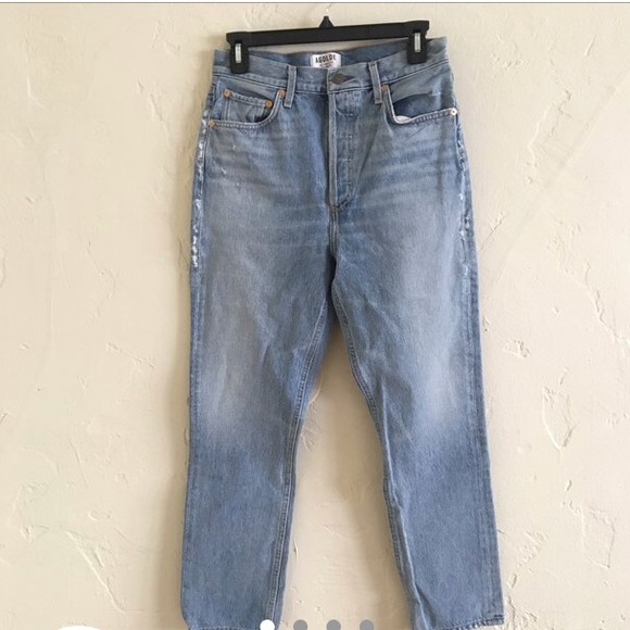 Agolde Pants - Agolde Riley crop high rise jeans sz 26